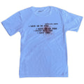 "I hate you" tee white