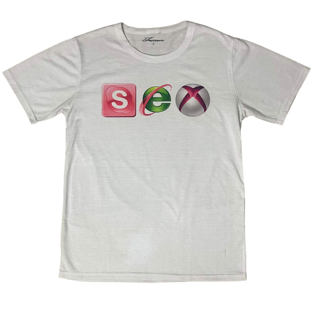 "S€X" tee white