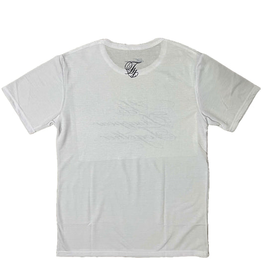 Lets disappear together tee white