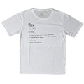 "Flex musix" tee white