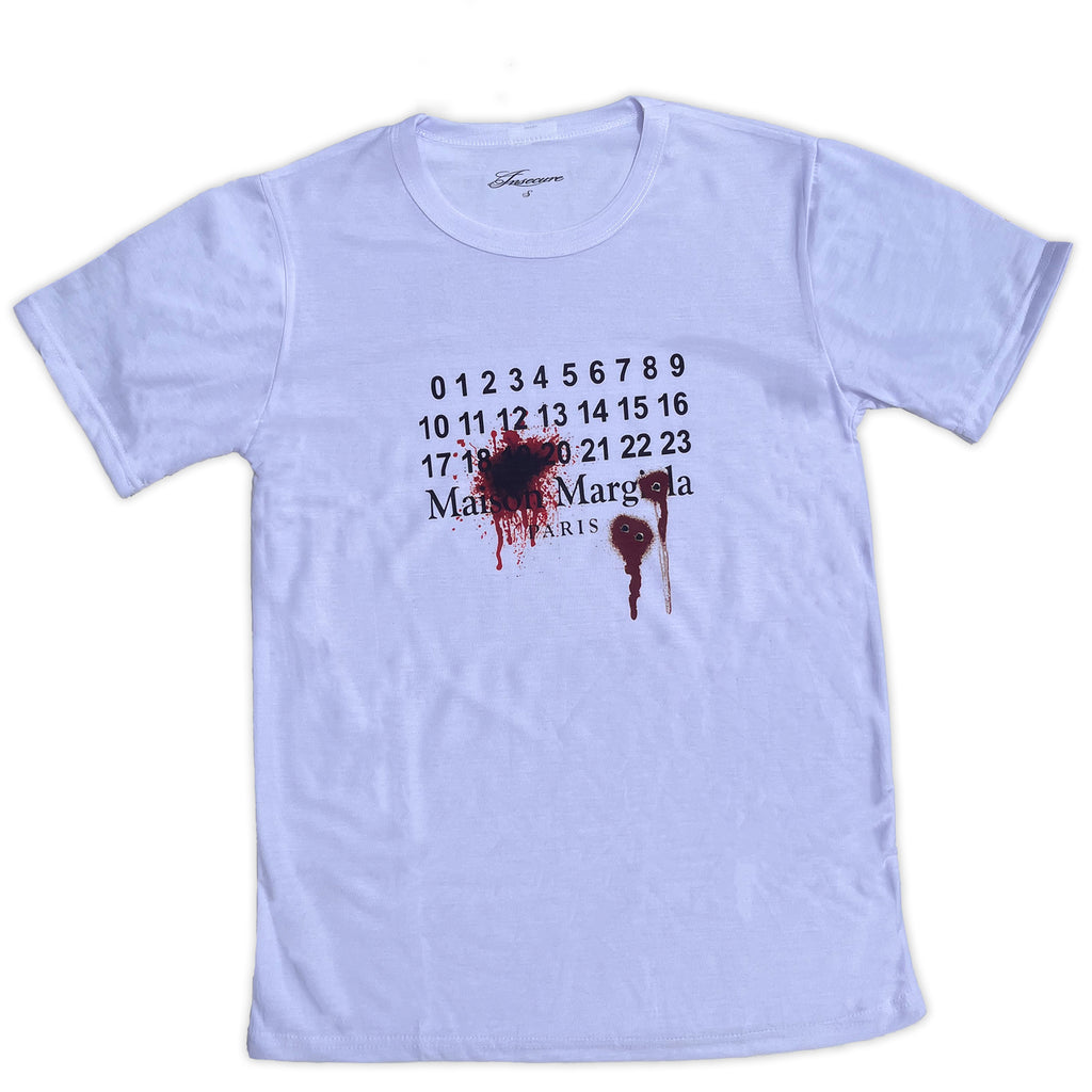 "Bloody" tee white